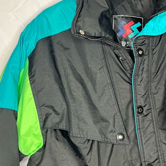 Vintage Steep Slopes Puffer Ski Zip Up Coat Size Large - Picture 5 of 16
